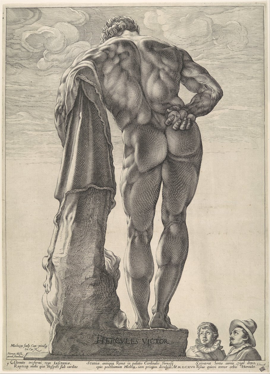 Farnese-Herkules tekijältä Hendrick Goltzius