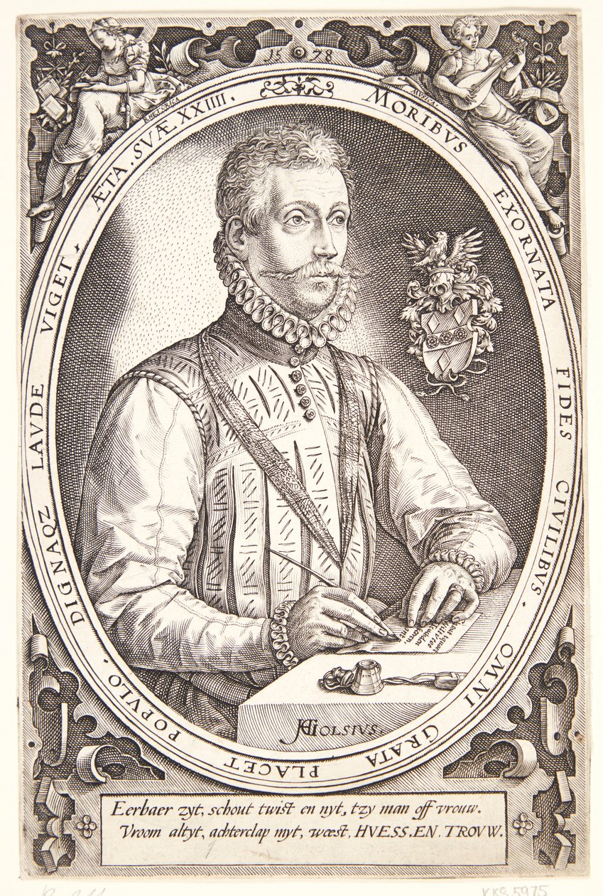 Gerrit Dircksz tai Claes Steffensz. van Heussen tekijältä Hendrick Goltzius
