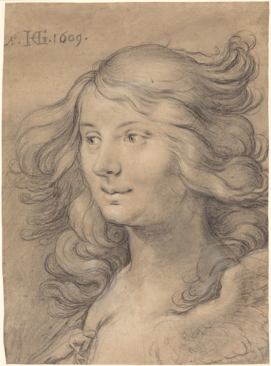 Sireenin pää tekijältä Hendrick Goltzius