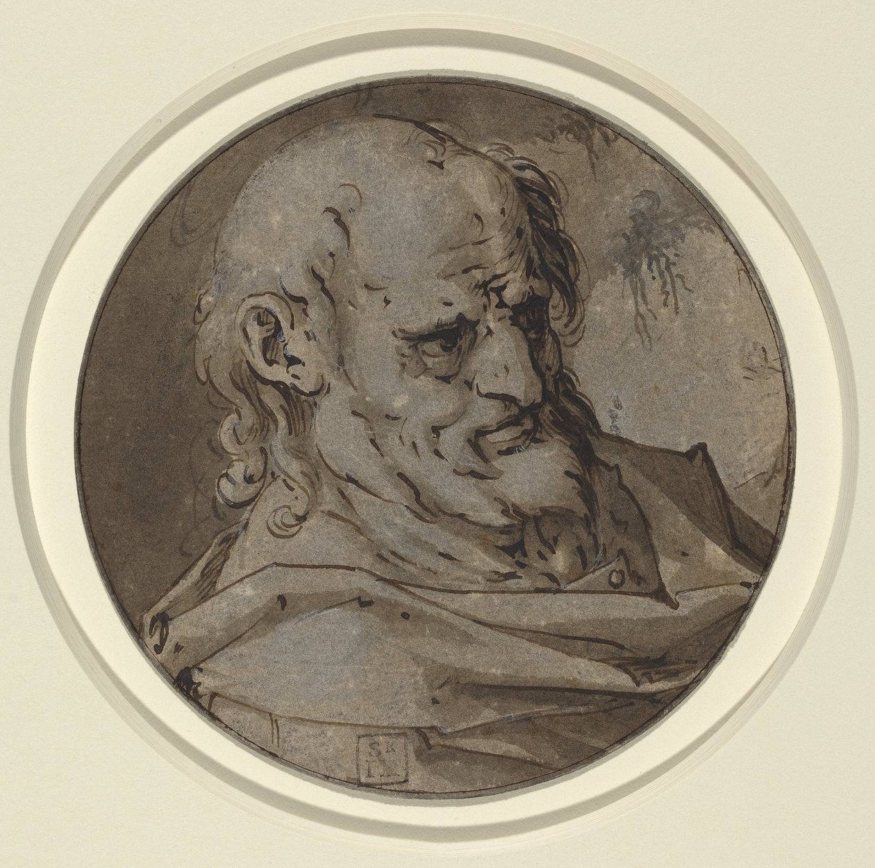 Apostolin pää tekijältä Hendrick Goltzius