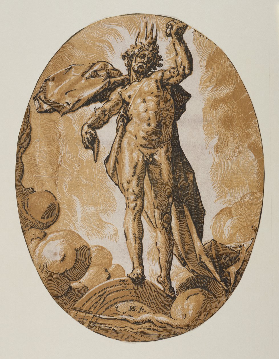 Helios tekijältä Hendrick Goltzius