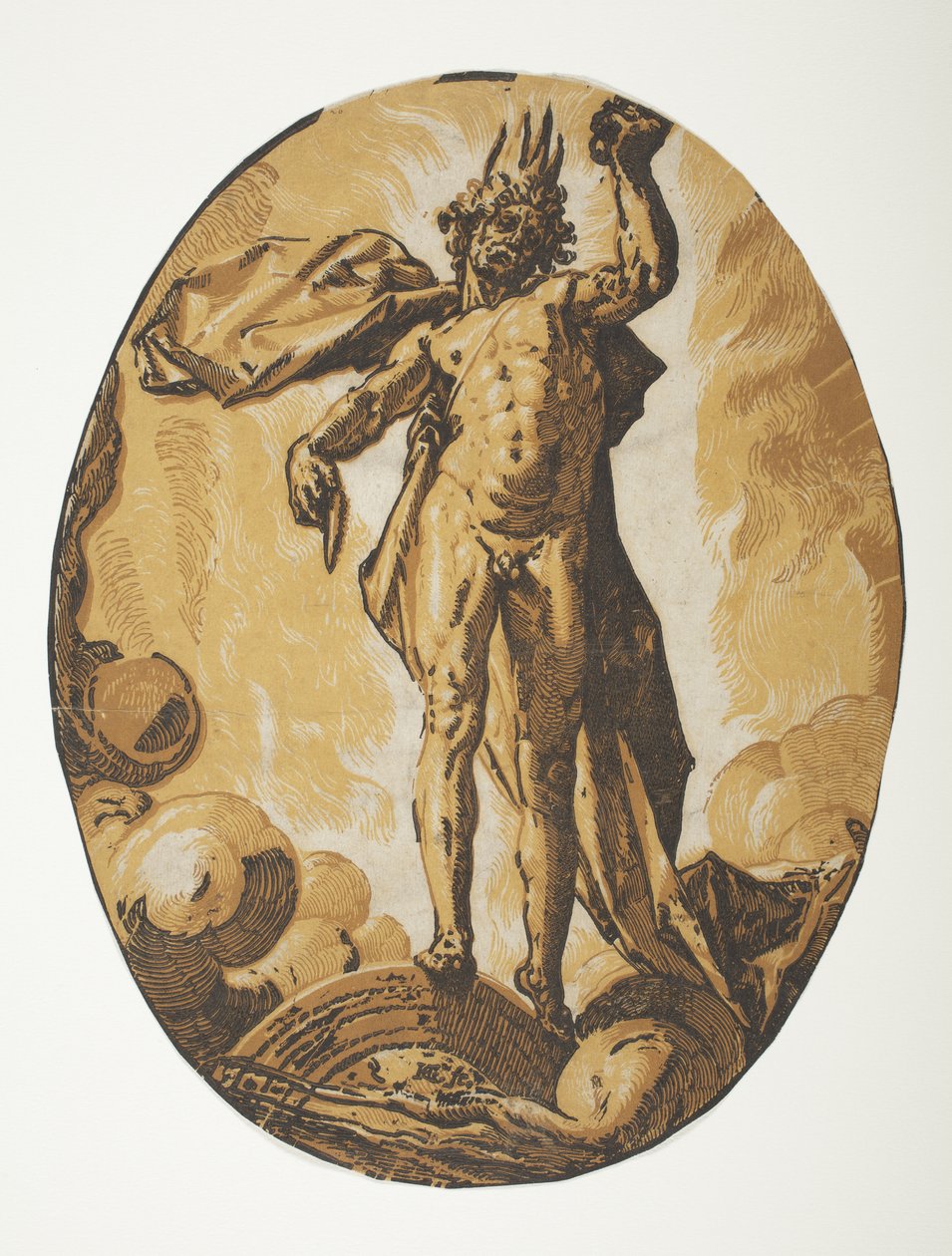 Helios tekijältä Hendrick Goltzius