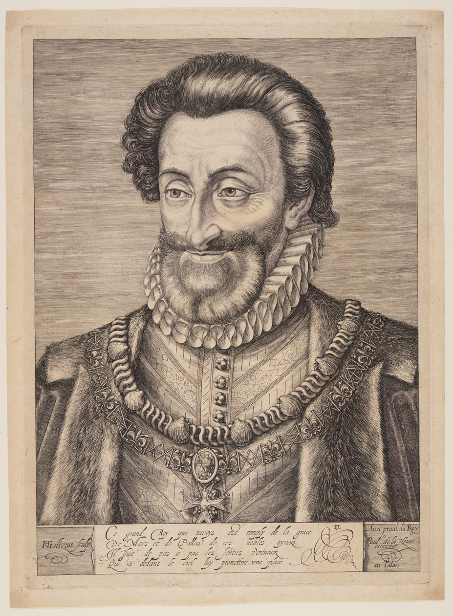 Ranskan Henrik IV tekijältä Hendrick Goltzius