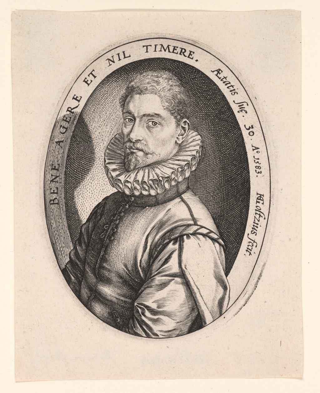 Hieronymous Scholiers tekijältä Hendrick Goltzius