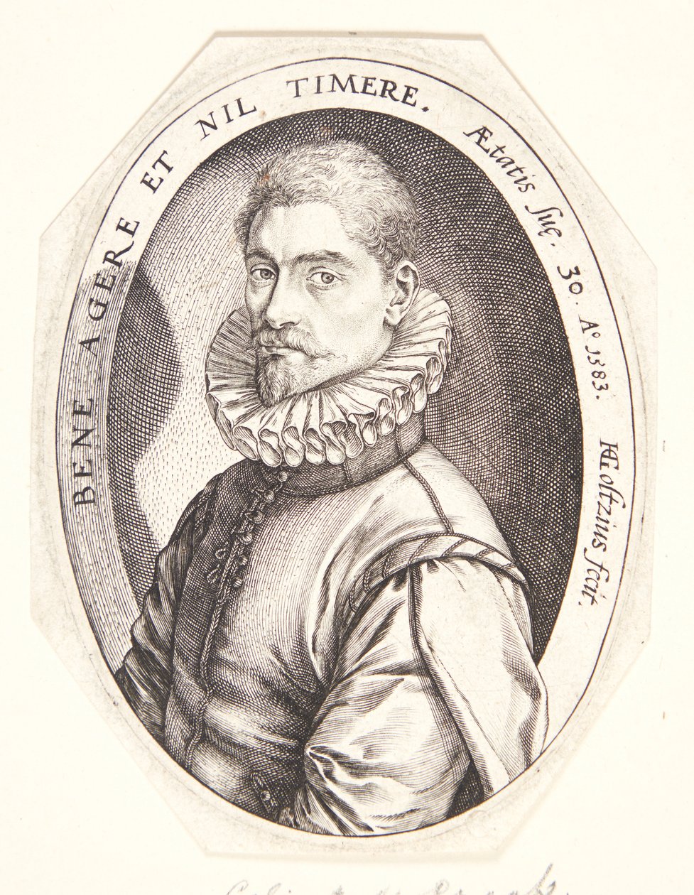 Hieronymus Scholiers tekijältä Hendrick Goltzius