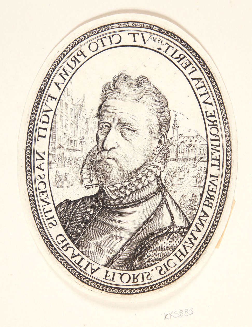 Hieronymus Scholiers tekijältä Hendrick Goltzius