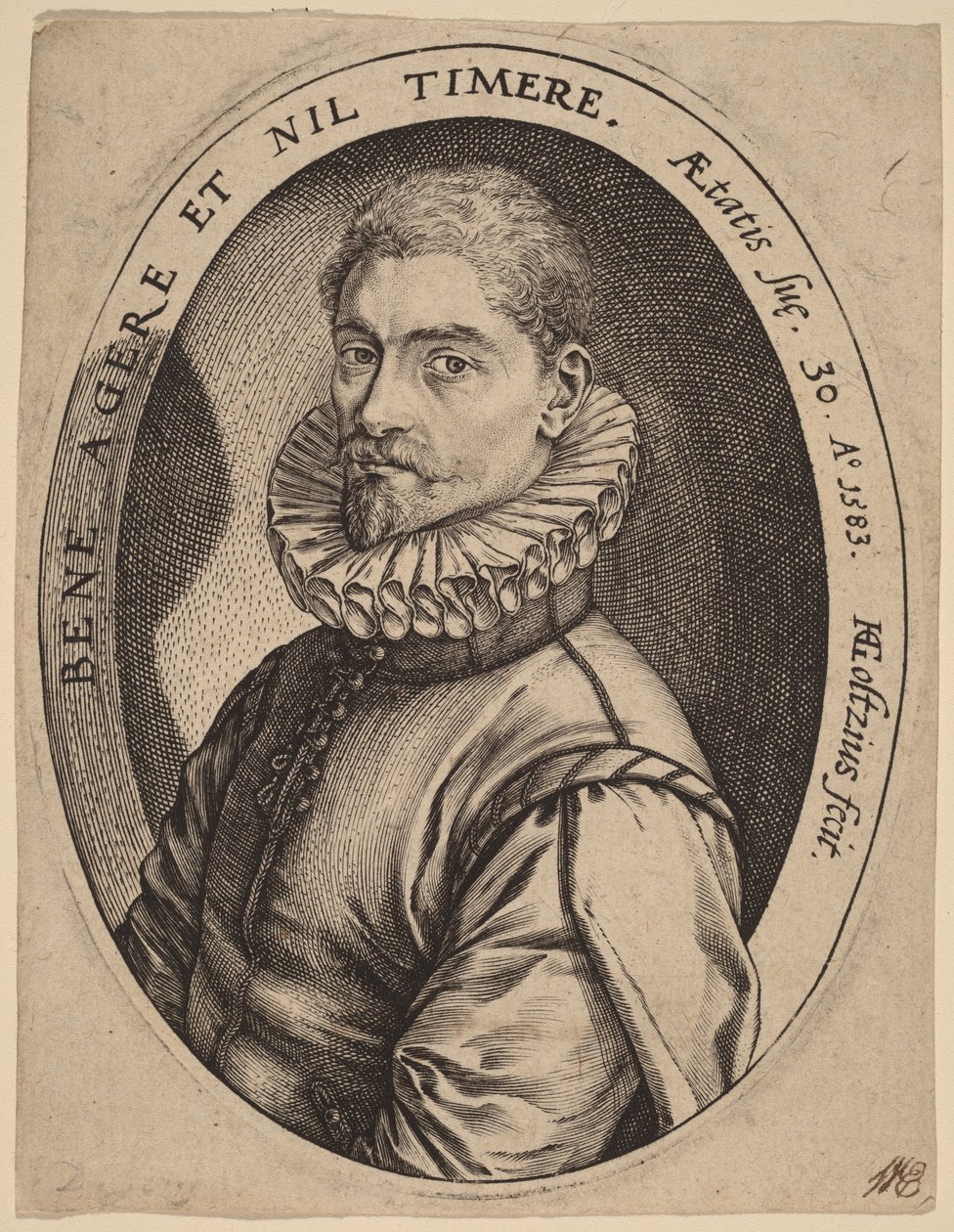 Hieronymus Scholiers tekijältä Hendrick Goltzius