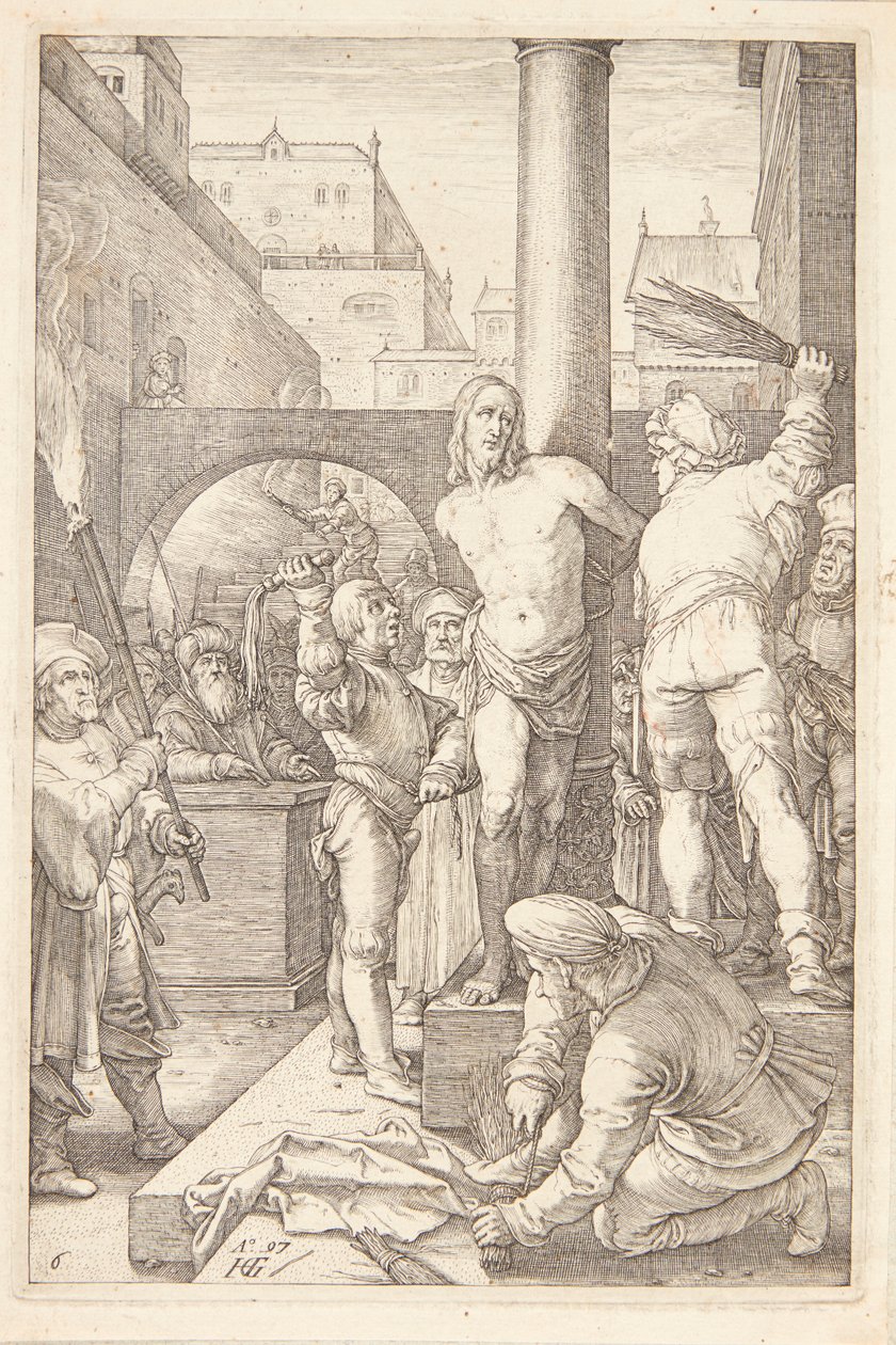 Ruoskiminen tekijältä Hendrick Goltzius