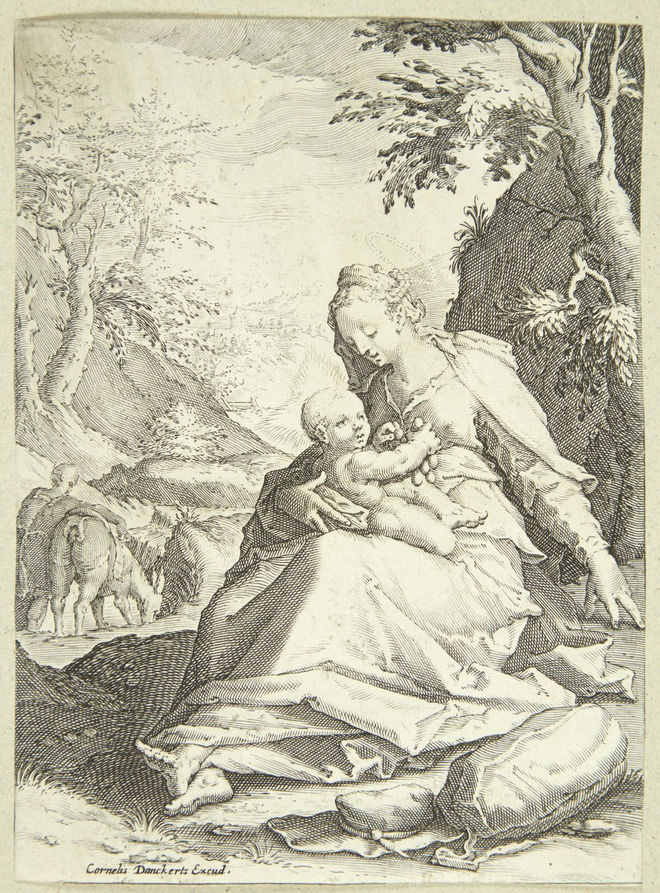 Loput lennolla Egyptiin tekijältä Hendrick Goltzius