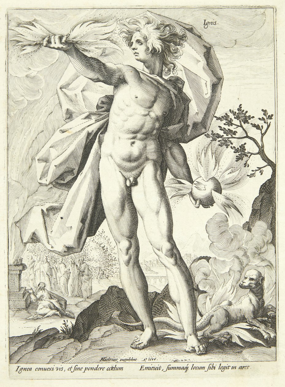 Ild (Tulo) tekijältä Hendrick Goltzius