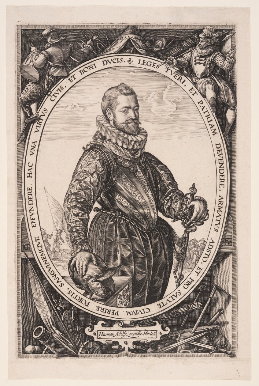 Jacques de la Faille tekijältä Hendrick Goltzius