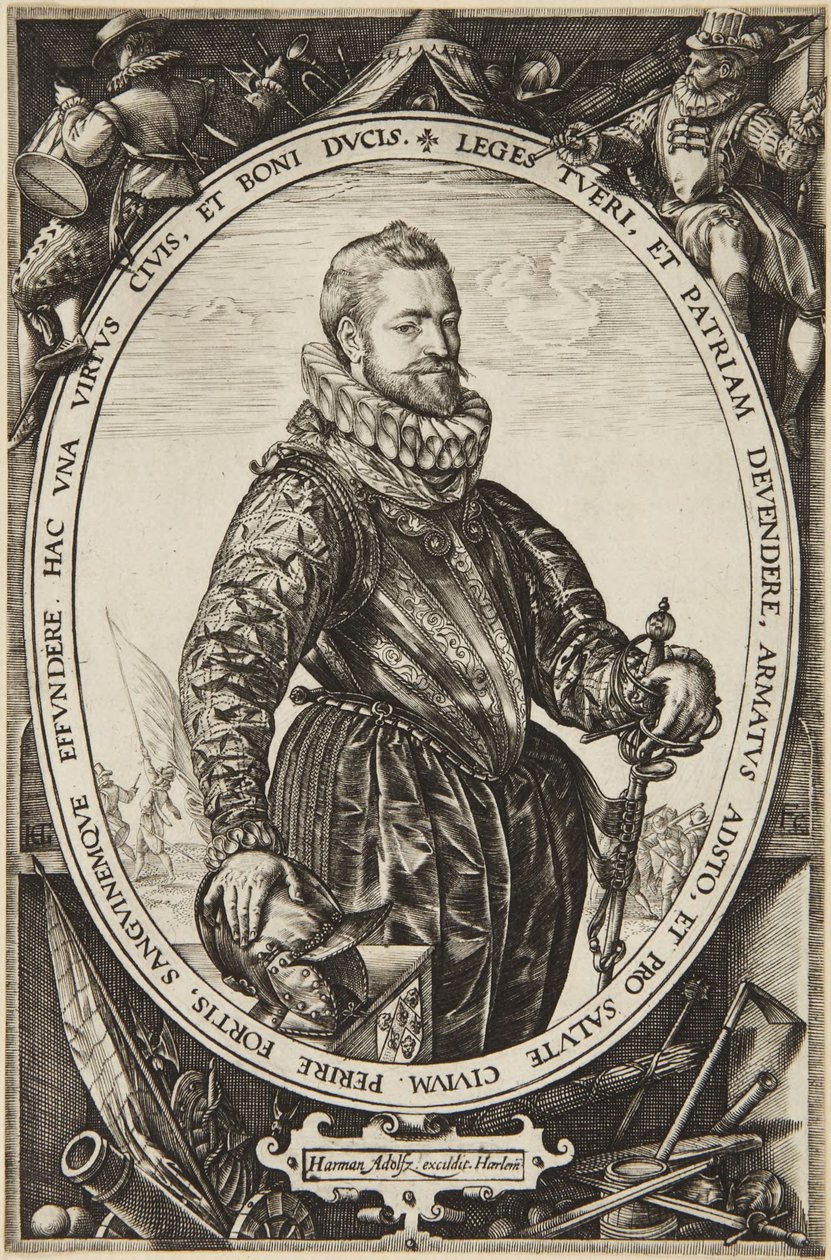 Jacques de la Faille tekijältä Hendrick Goltzius