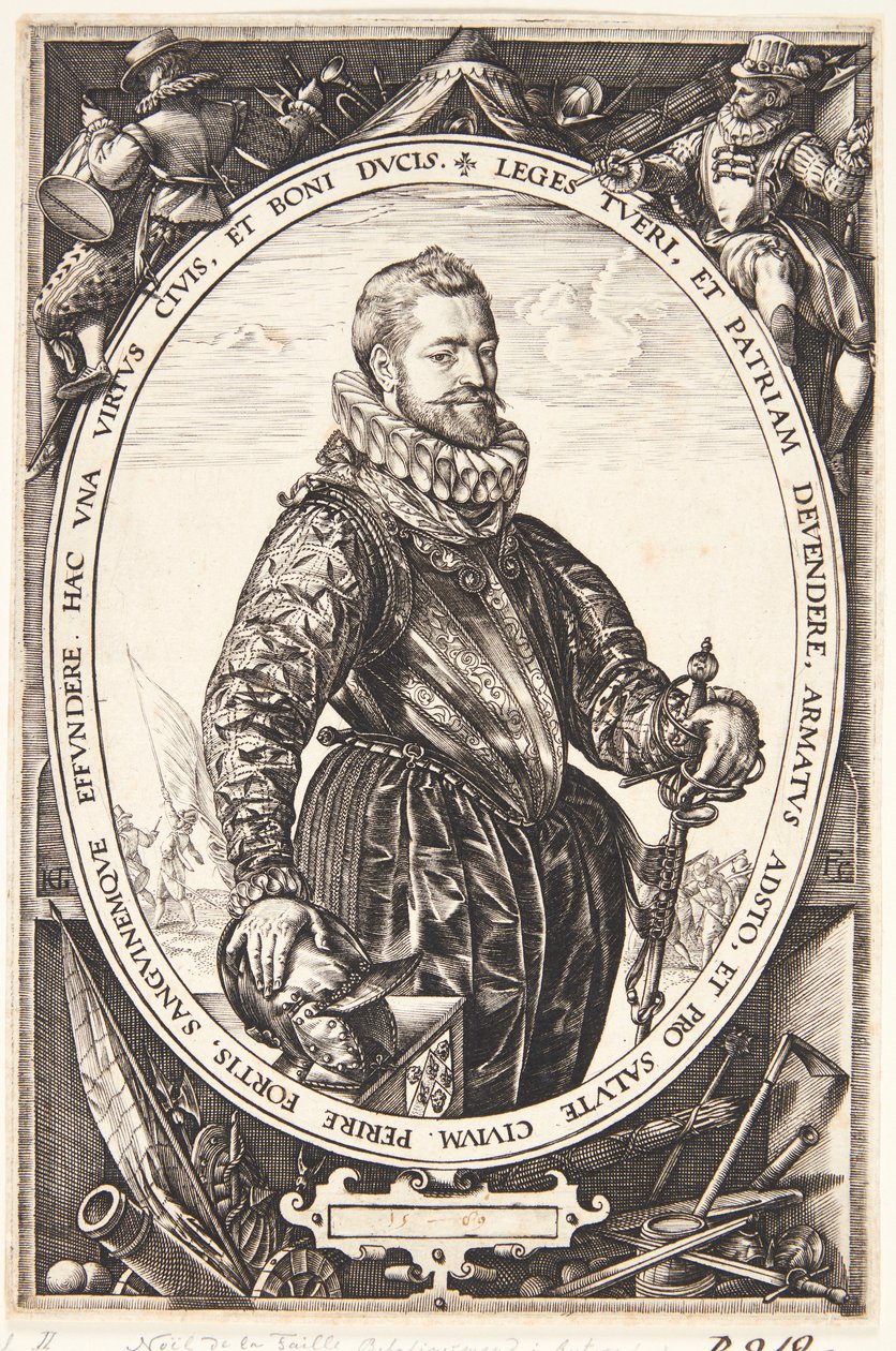 Jacques de la Faille tekijältä Hendrick Goltzius