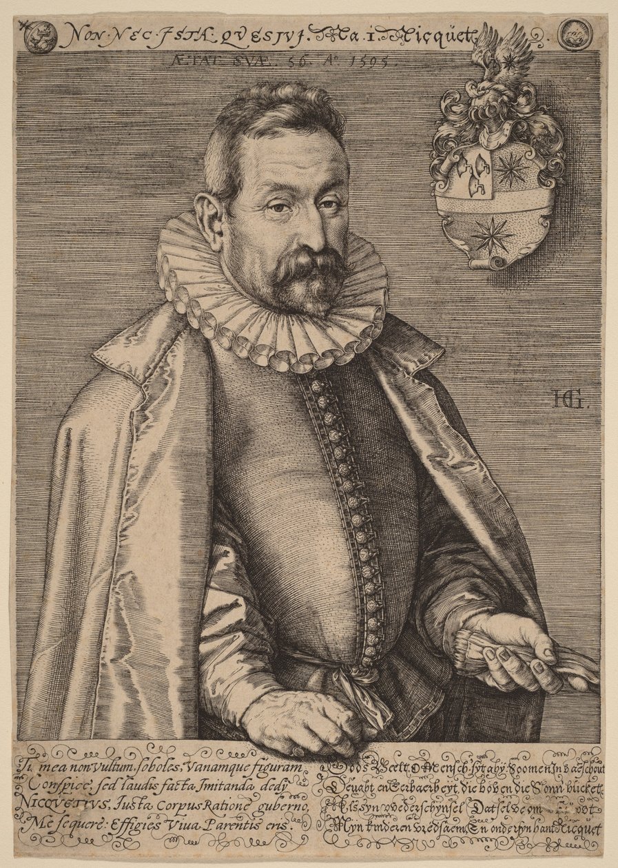 Jan Nicquet tekijältä Hendrick Goltzius