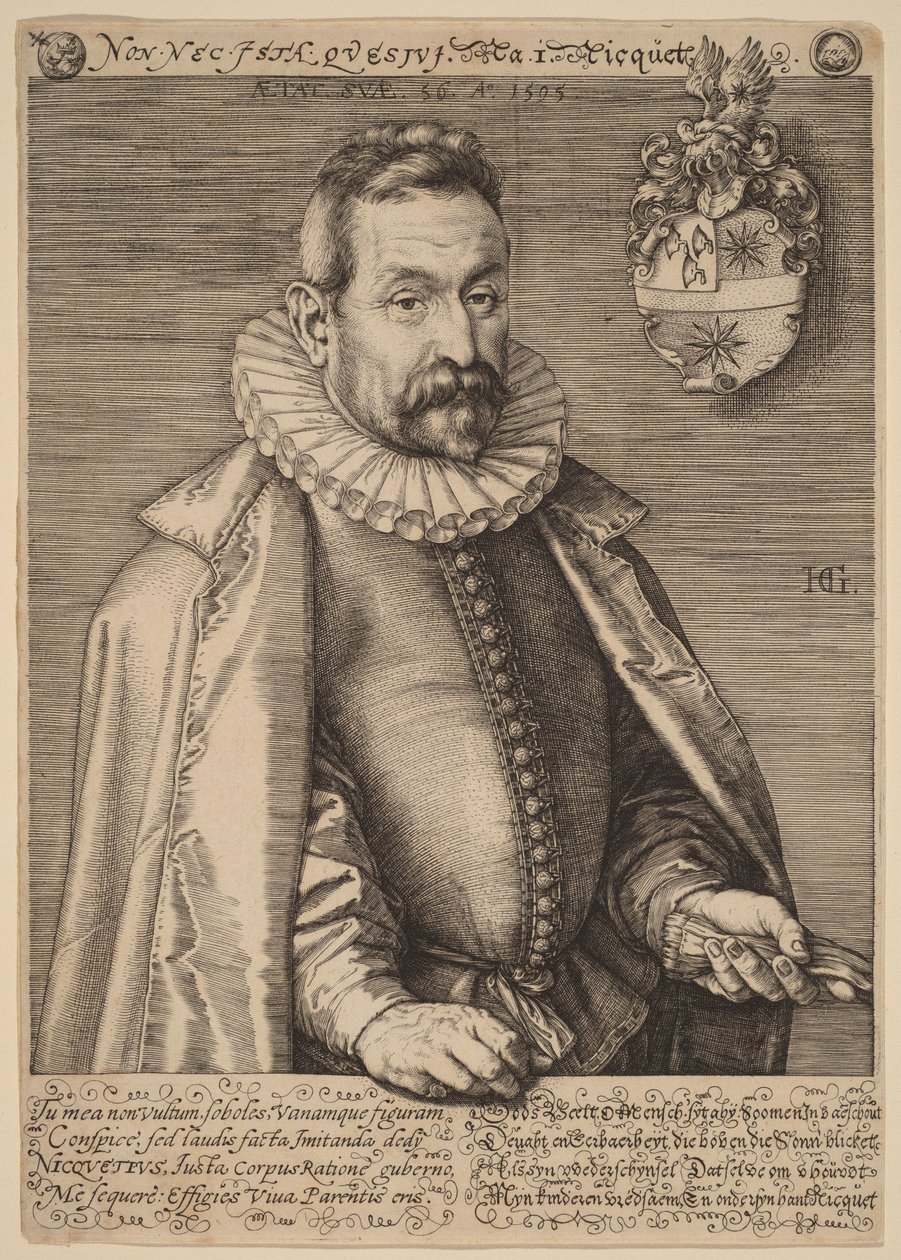 Jan Nicquet tekijältä Hendrick Goltzius