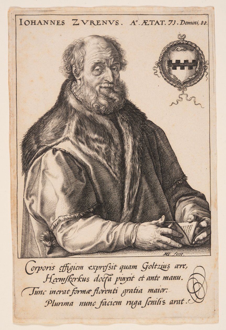 Jan van Zuren, Haarlemin kaupunginjohtaja tekijältä Hendrick Goltzius