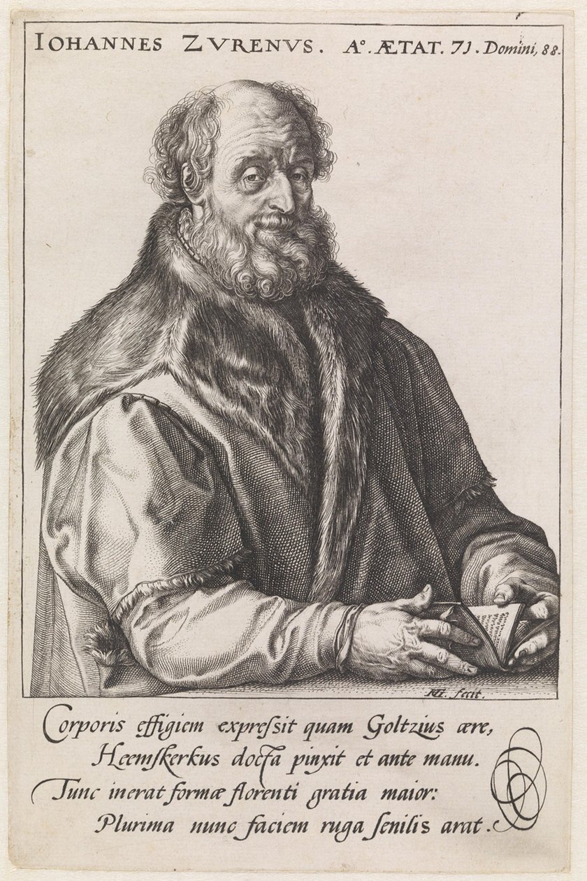 Johannes Zurenus (1517–1591) tekijältä Hendrick Goltzius