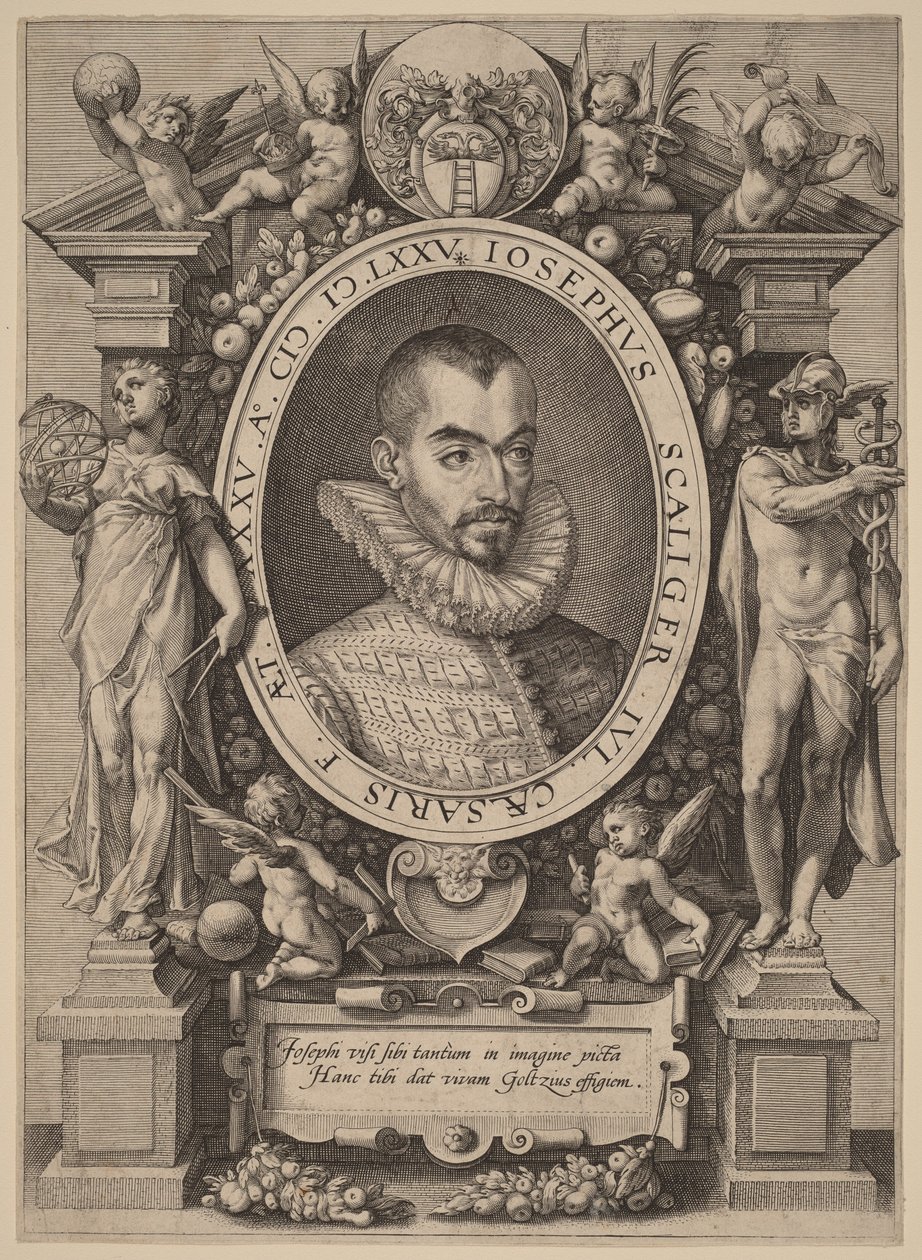 Josephus Justus Scaliger tekijältä Hendrick Goltzius