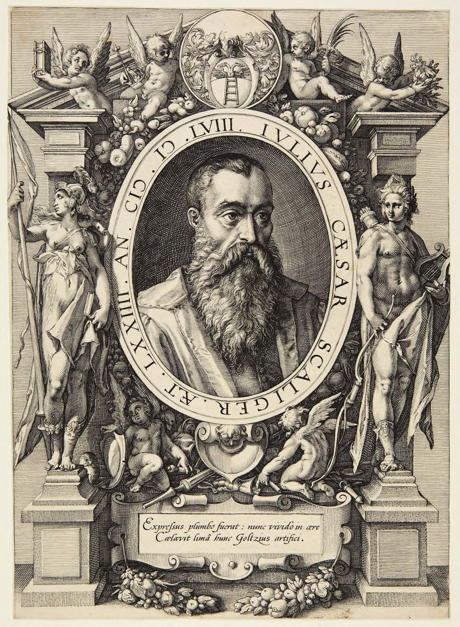 Julius Caesar Scaliger tekijältä Hendrick Goltzius