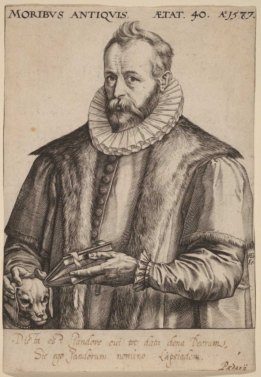 Justus Lipsius tekijältä Hendrick Goltzius