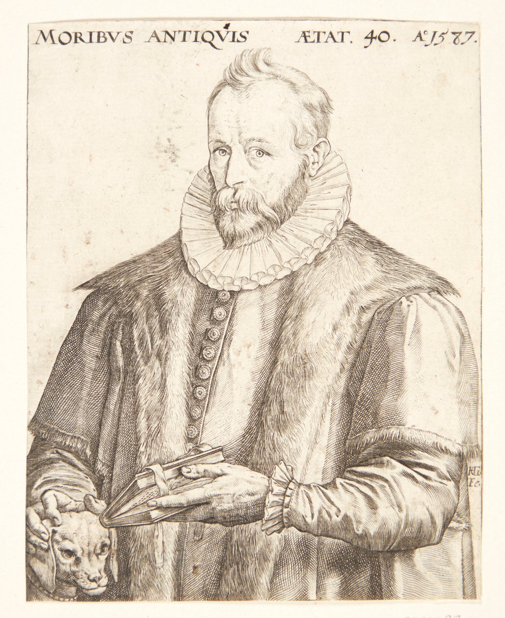 Justus Lipsius tekijältä Hendrick Goltzius