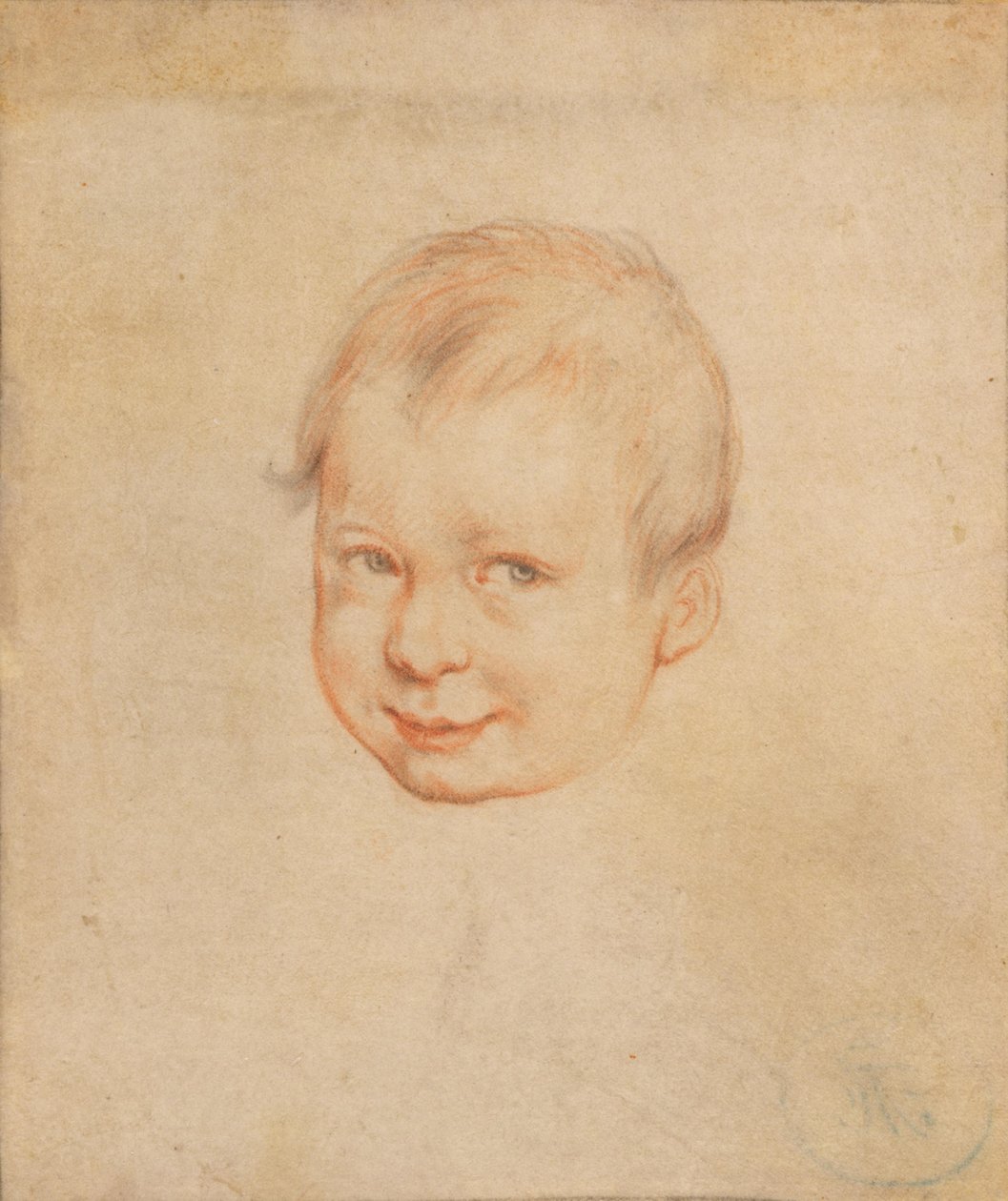 Lapsen pää tekijältä Hendrick Goltzius