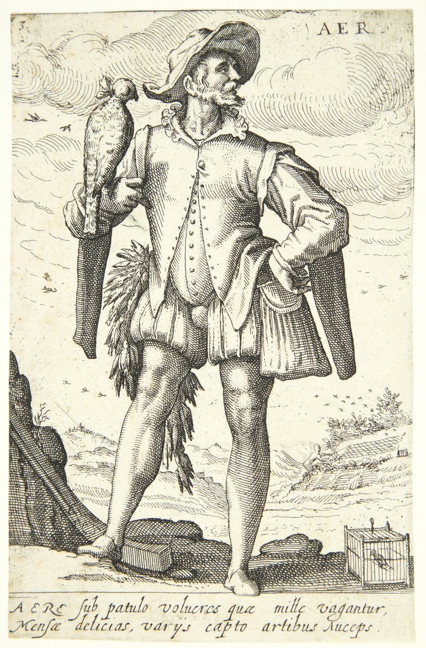 Ilma (Aer) tekijältä Hendrick Goltzius