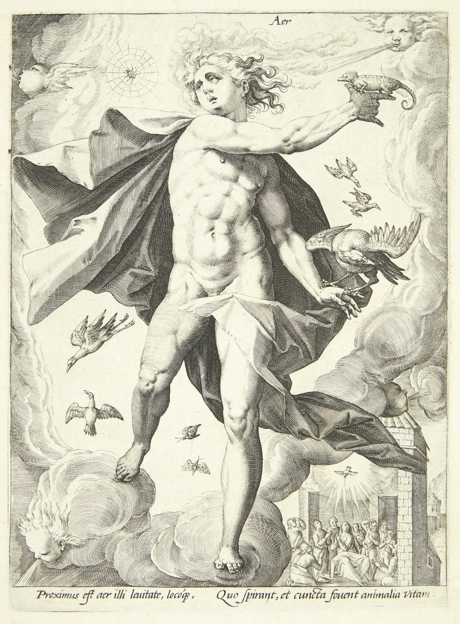 Ilma (Aer) tekijältä Hendrick Goltzius