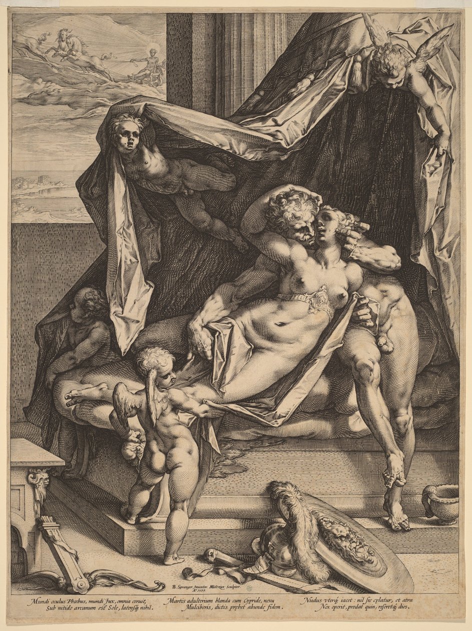 Mars ja Venus tekijältä Hendrick Goltzius