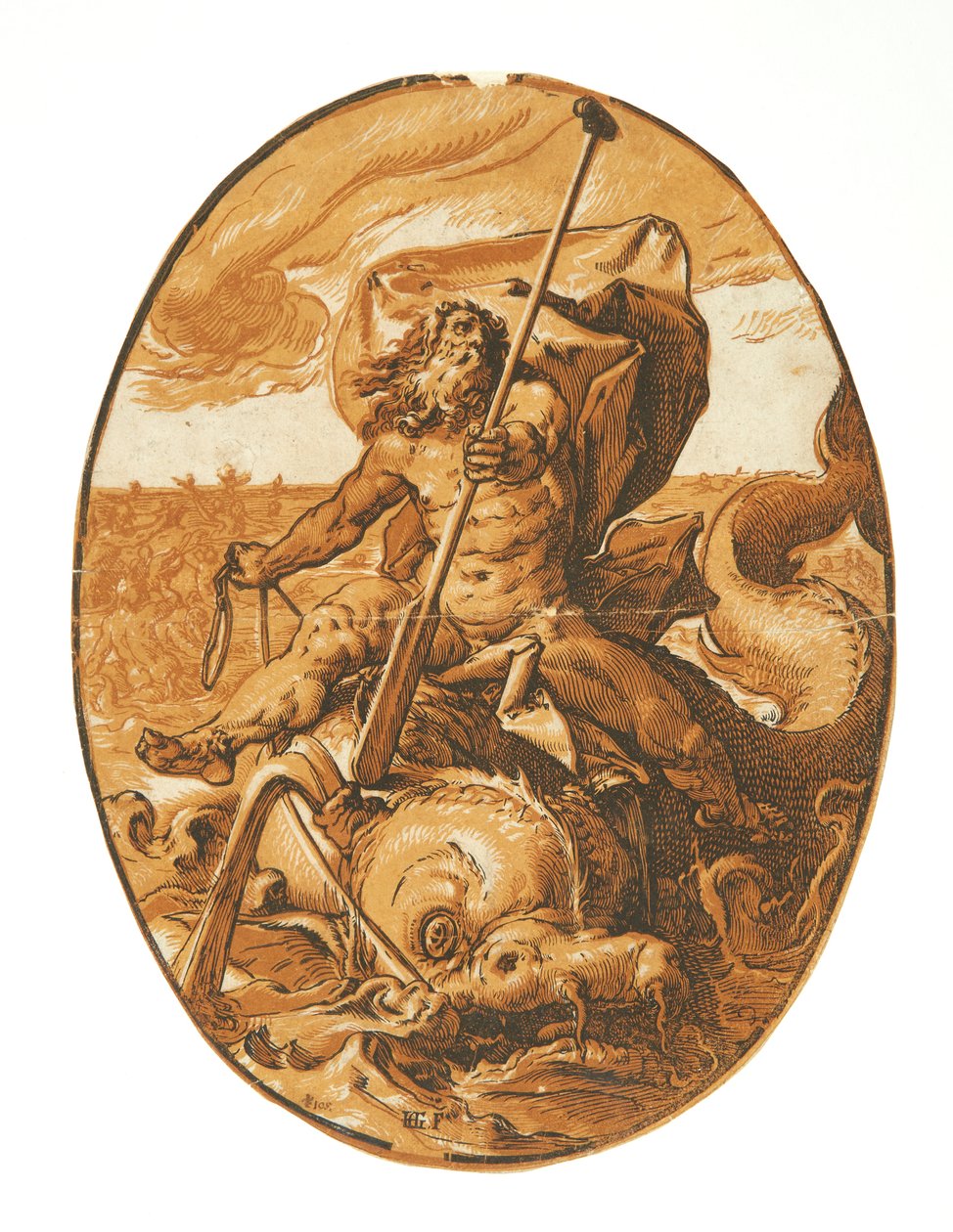 Neptunus tekijältä Hendrick Goltzius