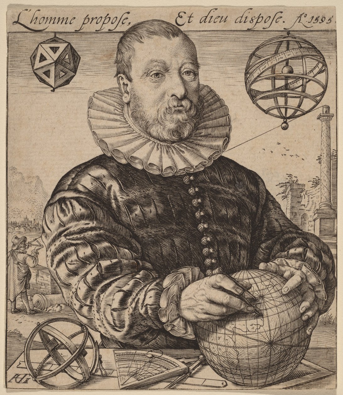 Nicolaus Petri van Deventer tekijältä Hendrick Goltzius