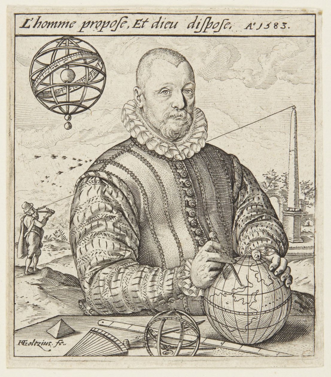Nicolaus Petri van Deventer tekijältä Hendrick Goltzius