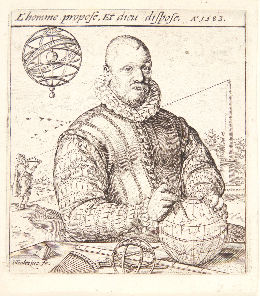Nicolaus Petri van Deventer tekijältä Hendrick Goltzius