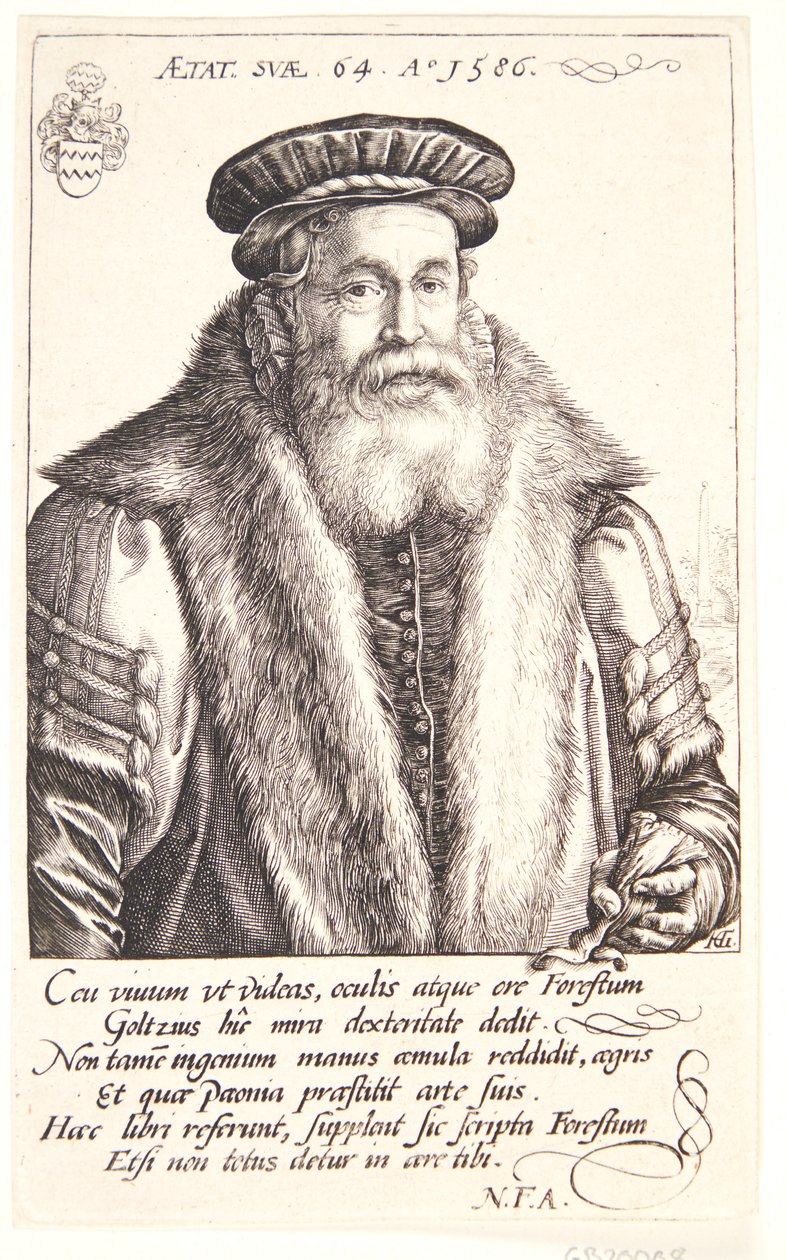 Petrus Forestus tekijältä Hendrick Goltzius