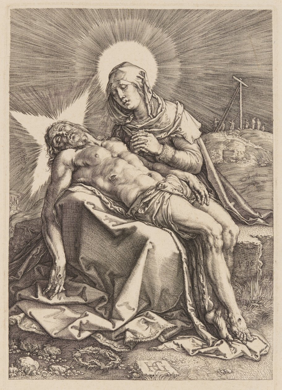 Pieta tekijältä Hendrick Goltzius