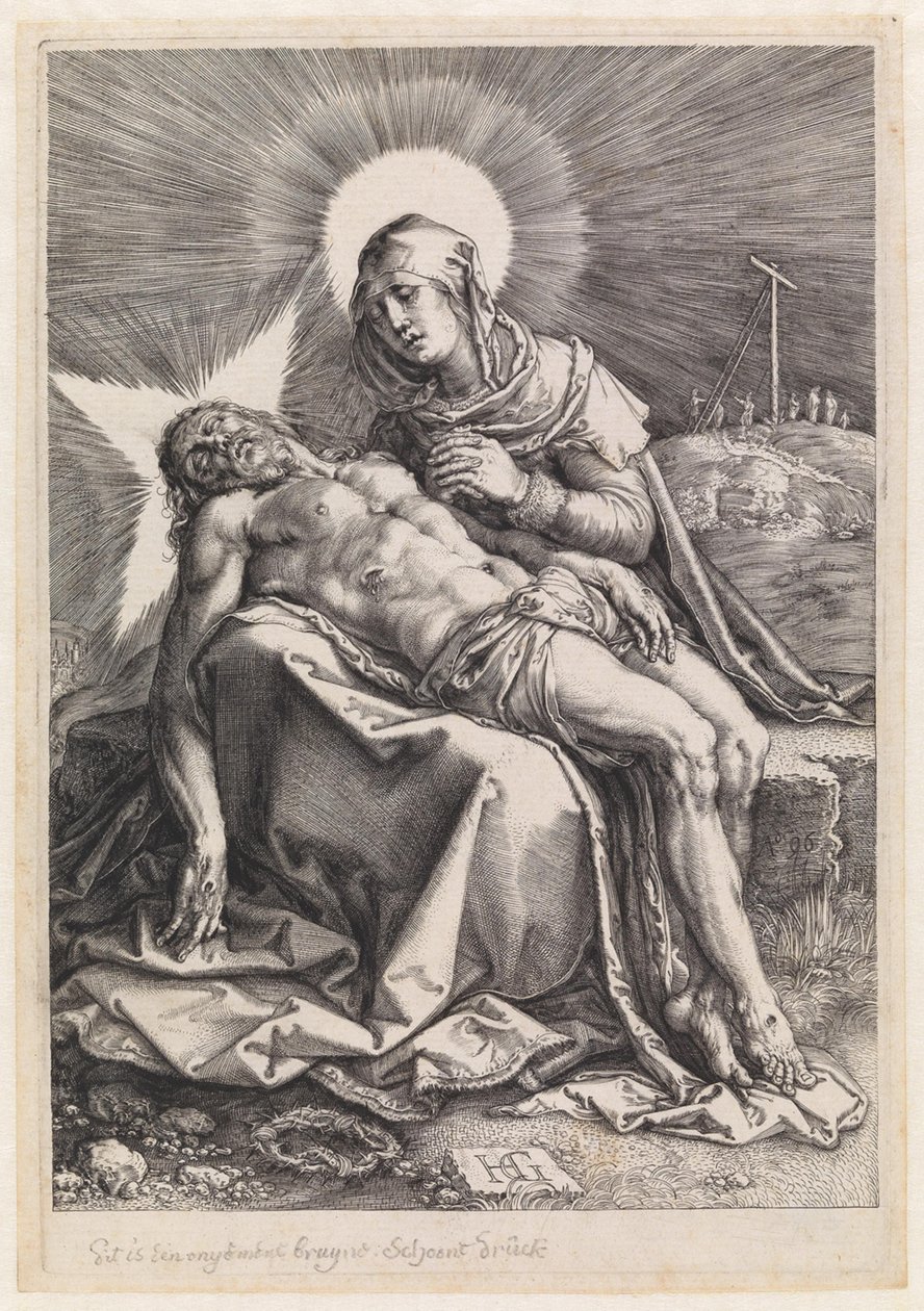 Pieta tekijältä Hendrick Goltzius
