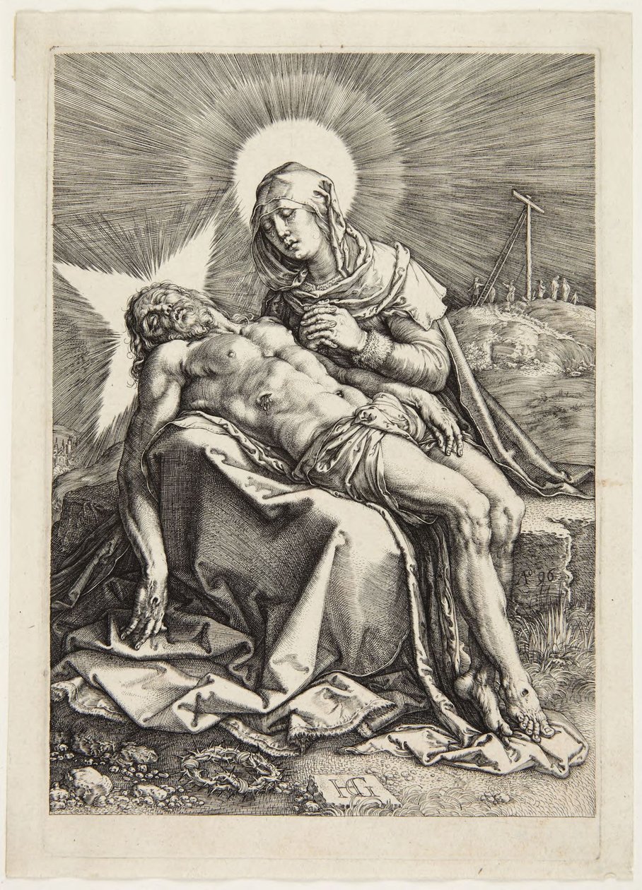 Pietà tekijältä Hendrick Goltzius