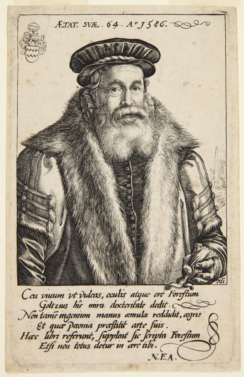Pieter van Foreest tekijältä Hendrick Goltzius