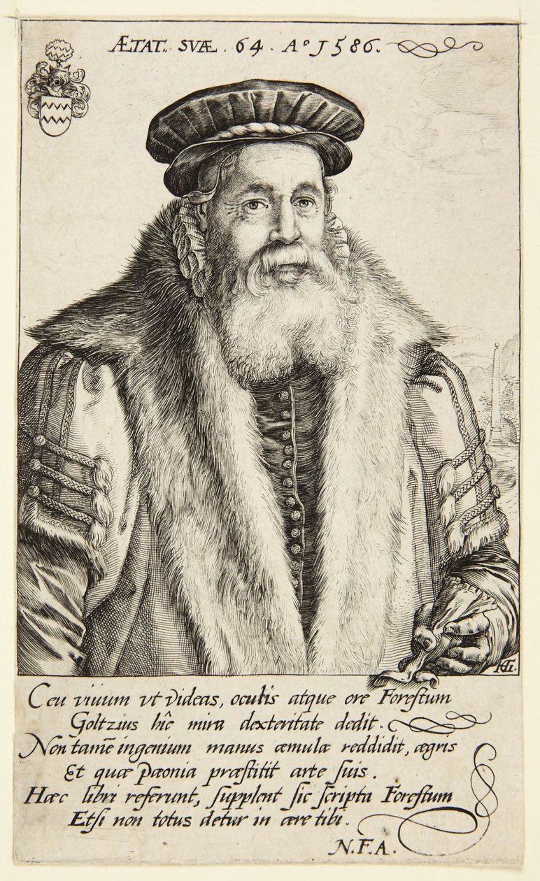 Pieter van Foreest tekijältä Hendrick Goltzius