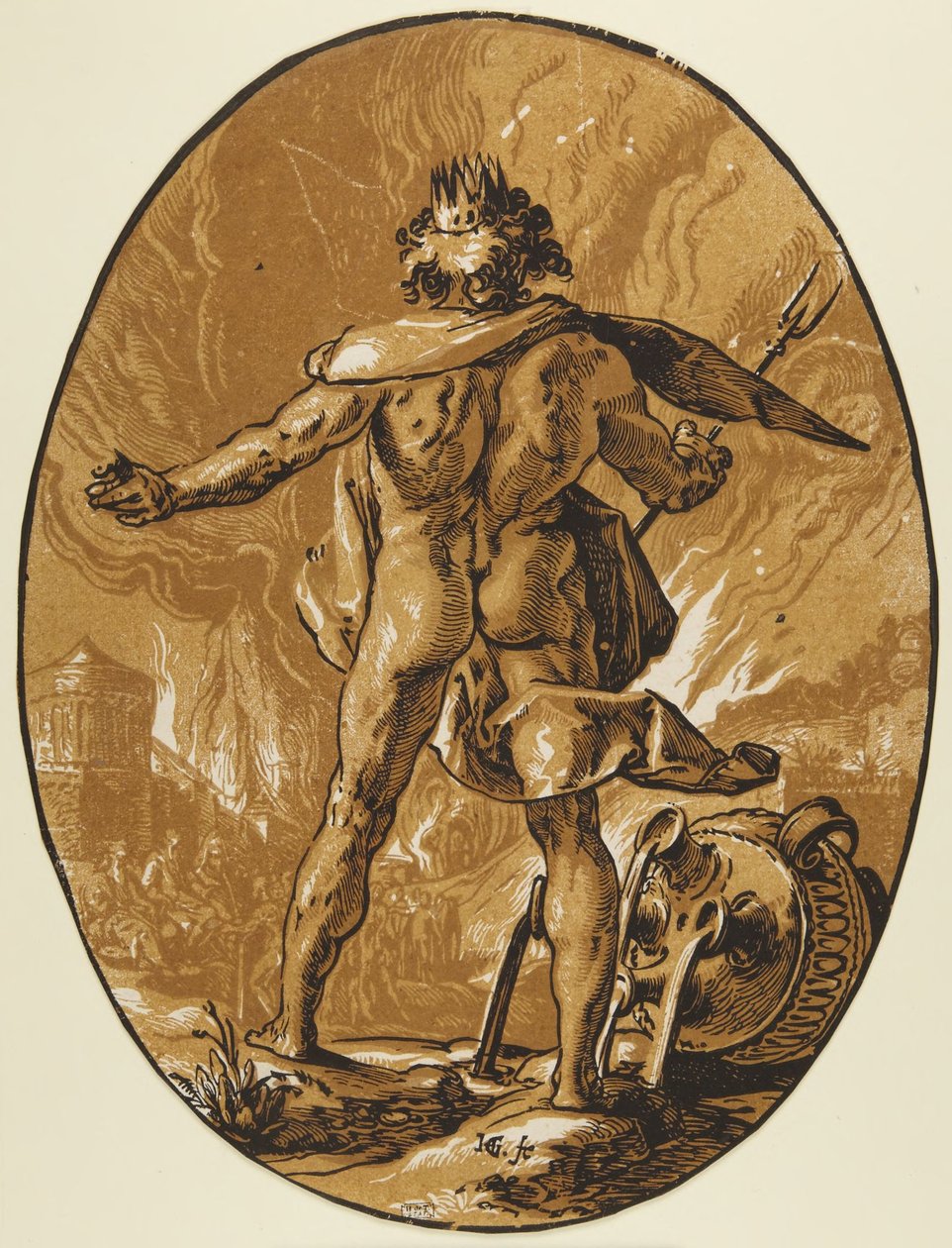 Pluto tekijältä Hendrick Goltzius