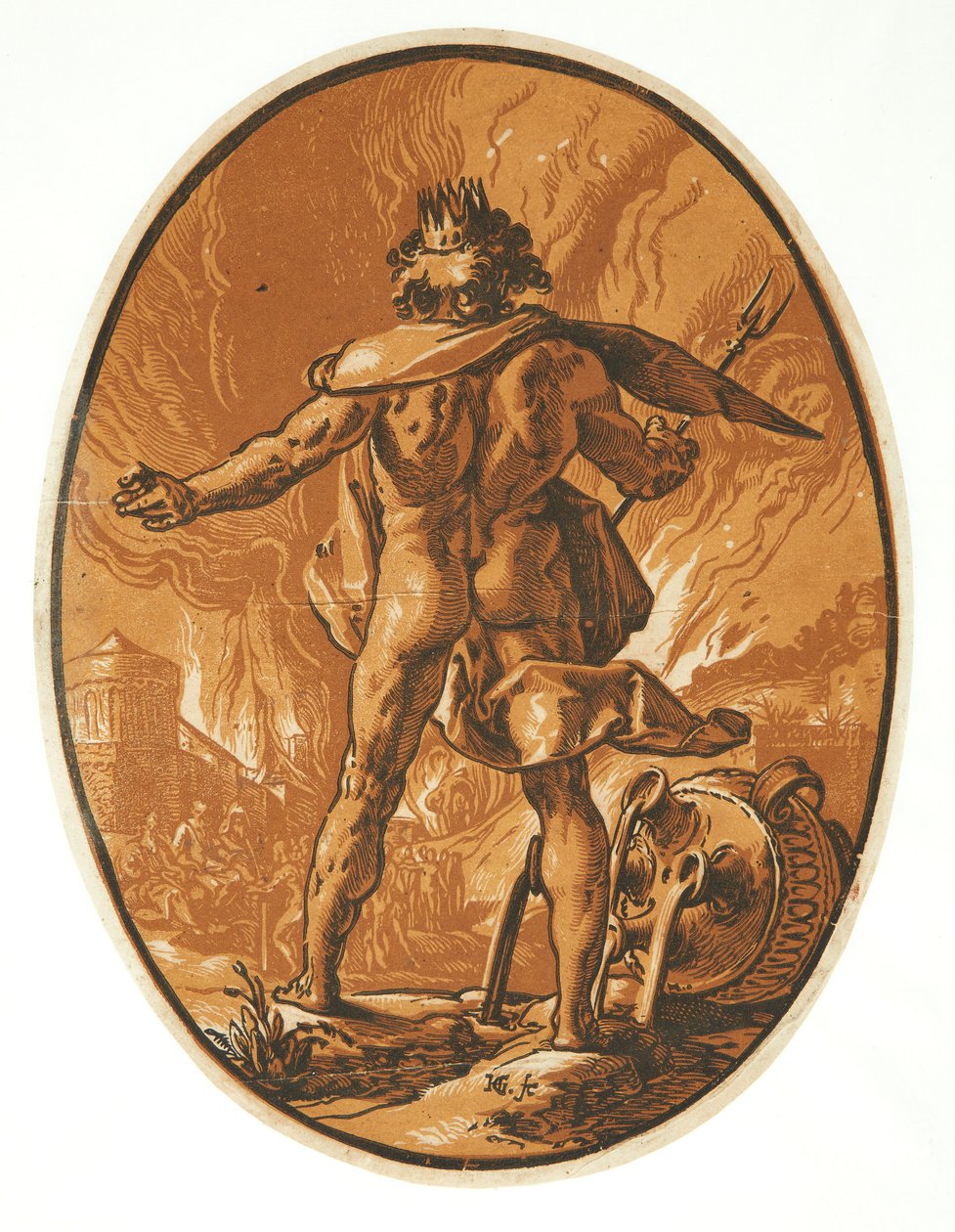 Pluto tekijältä Hendrick Goltzius