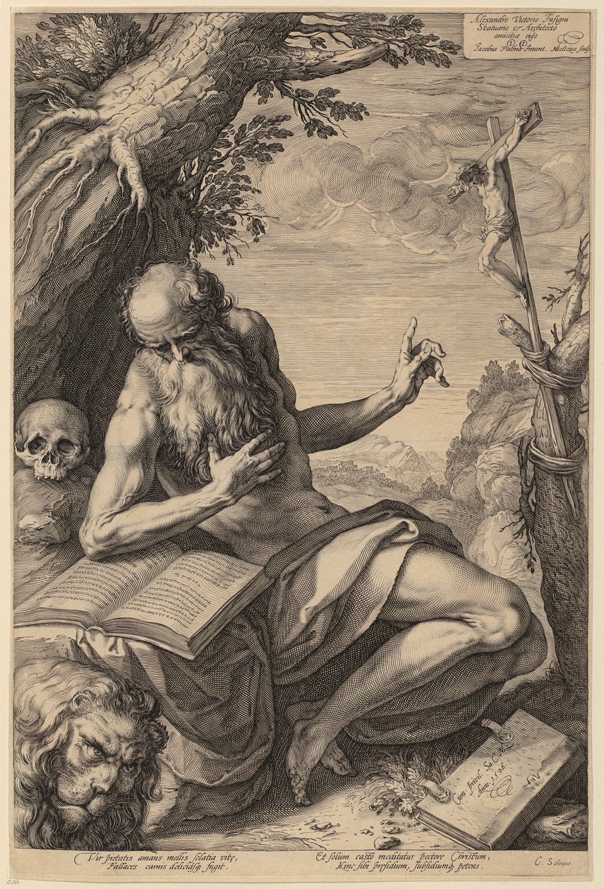 Dirck Volckertsz. Coornhertin muotokuva tekijältä Hendrick Goltzius