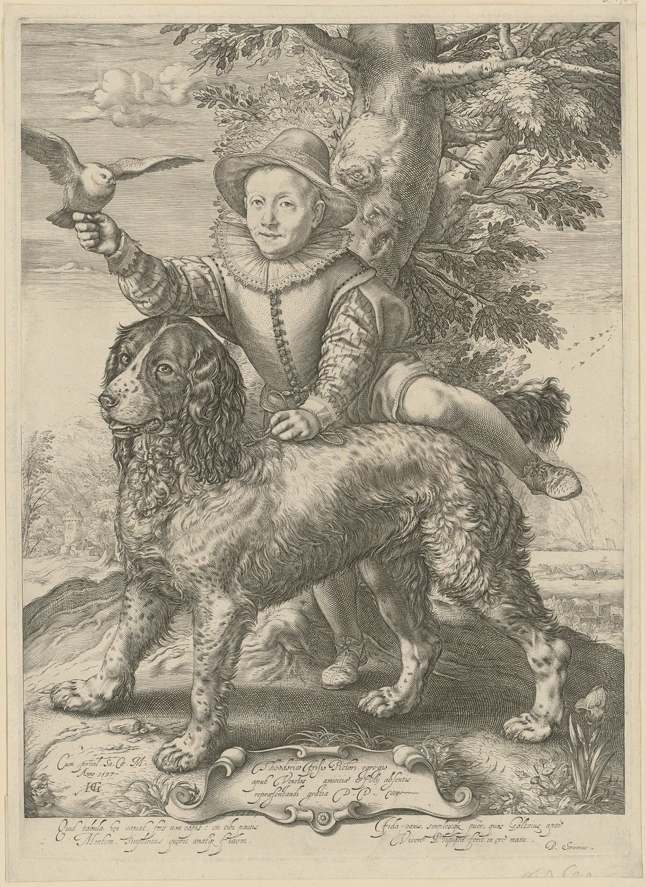 Frederik de Vriesin muotokuva tekijältä Hendrick Goltzius