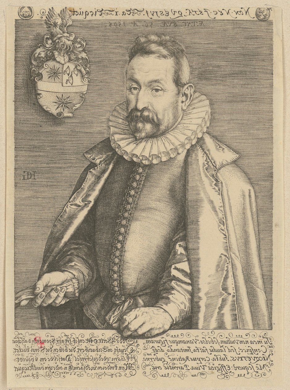 Jan Nicquetin muotokuva tekijältä Hendrick Goltzius