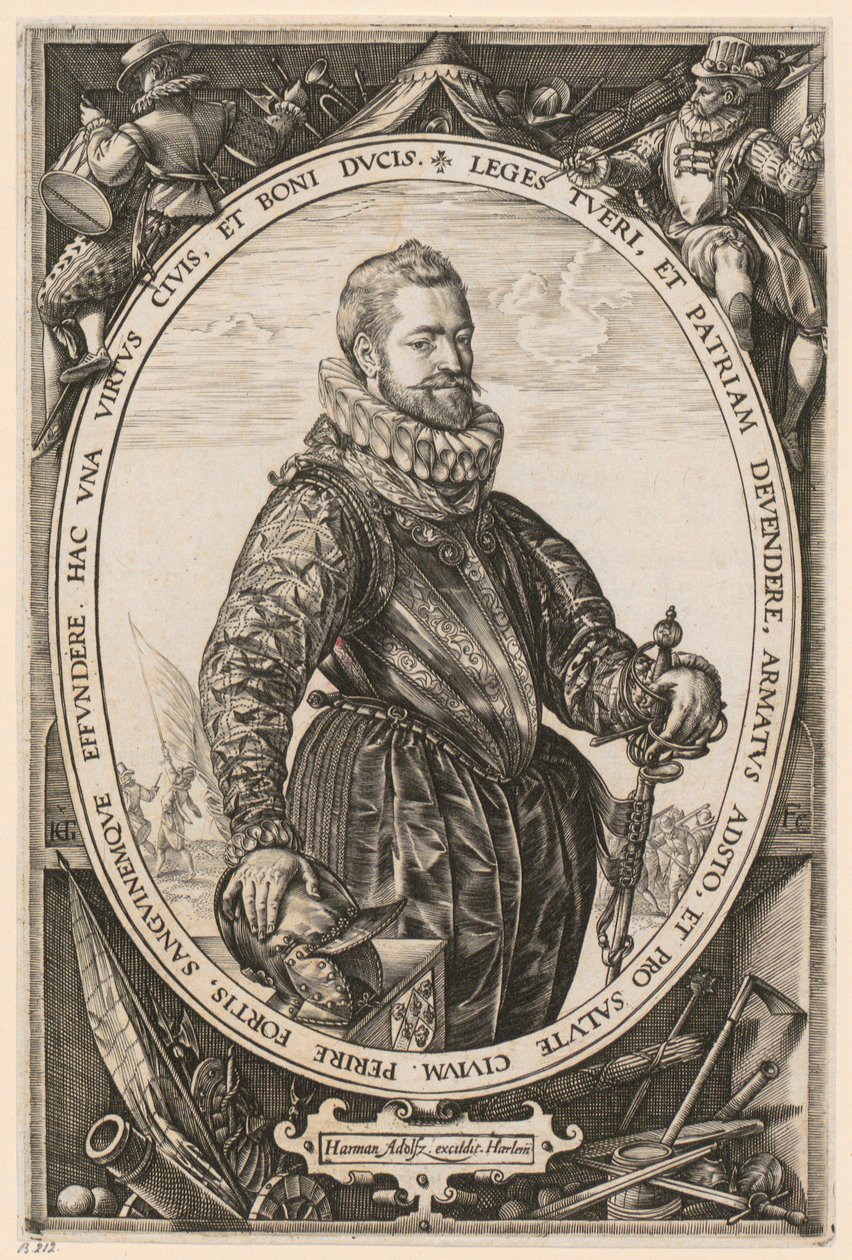 Jaques de la Faille -muotokuva tekijältä Hendrick Goltzius