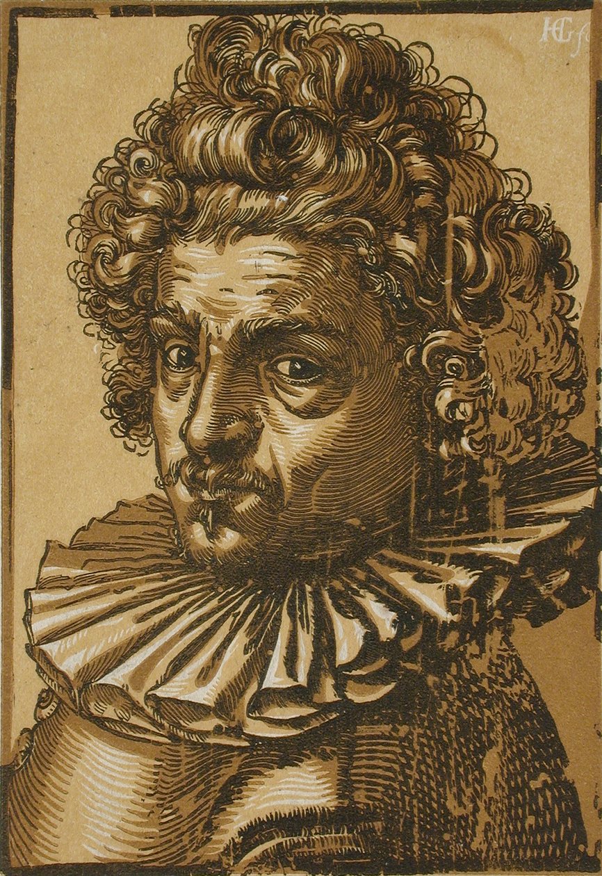 Gillis van Breenin muotokuva tekijältä Hendrick Goltzius