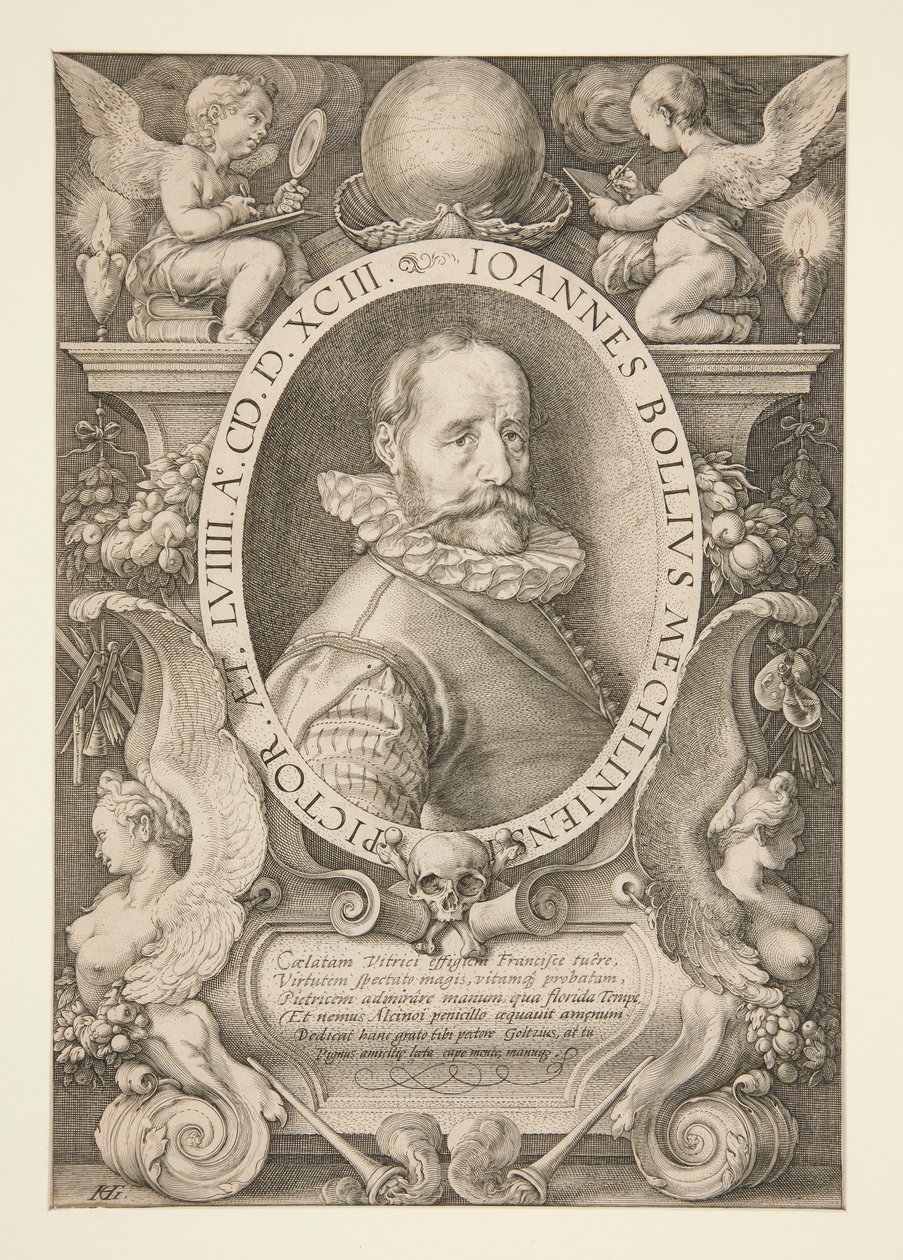 Hans Ballin muotokuva tekijältä Hendrick Goltzius