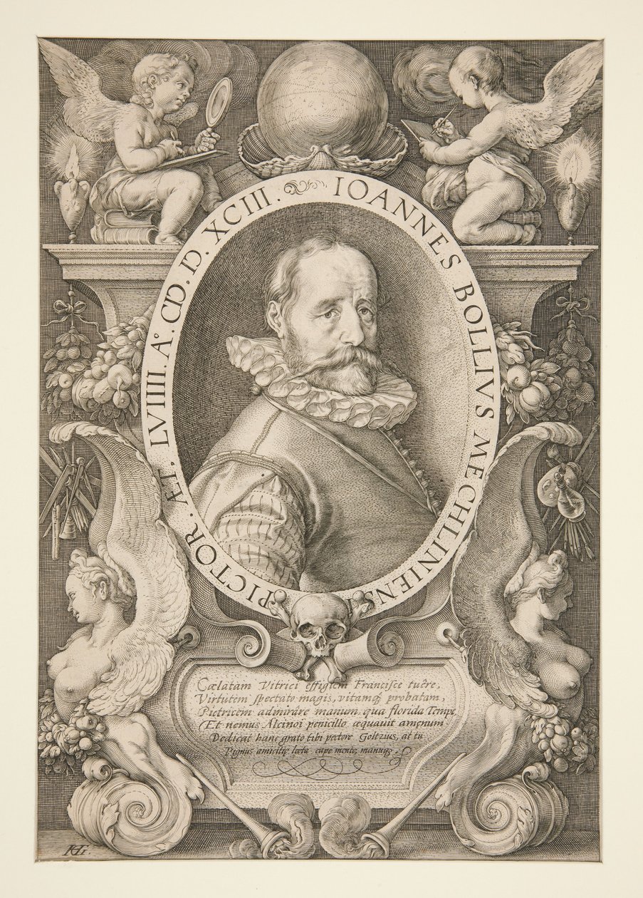 Hans Bolin muotokuva tekijältä Hendrick Goltzius