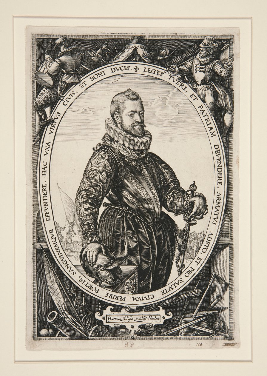 Jacques de la Faillen muotokuva tekijältä Hendrick Goltzius
