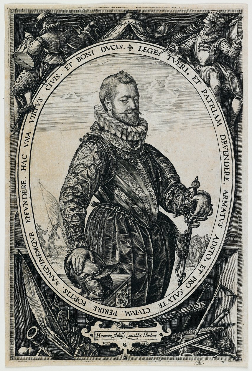 Jacques de la Faille -muotokuva tekijältä Hendrick Goltzius